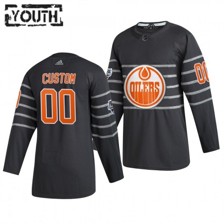 Edmonton Oilers Custom Grau Adidas 2020 NHL All-Star Trikot Authentic - Kinder